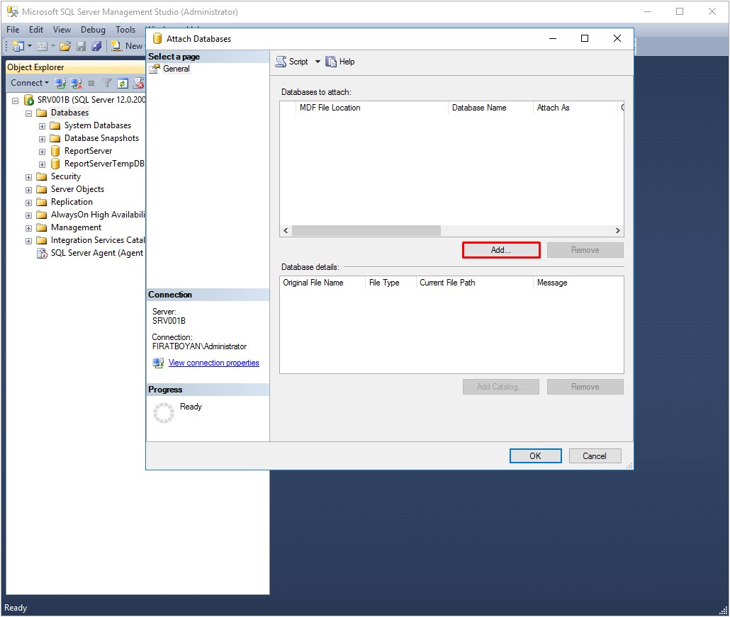 sql server database log dosyası temizleme, küçültme