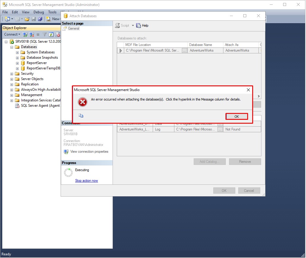 sql server database log dosyası temizleme, küçültme