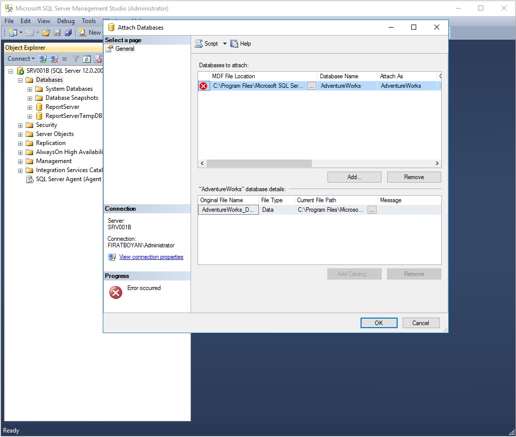 sql server database log dosyası temizleme, küçültme