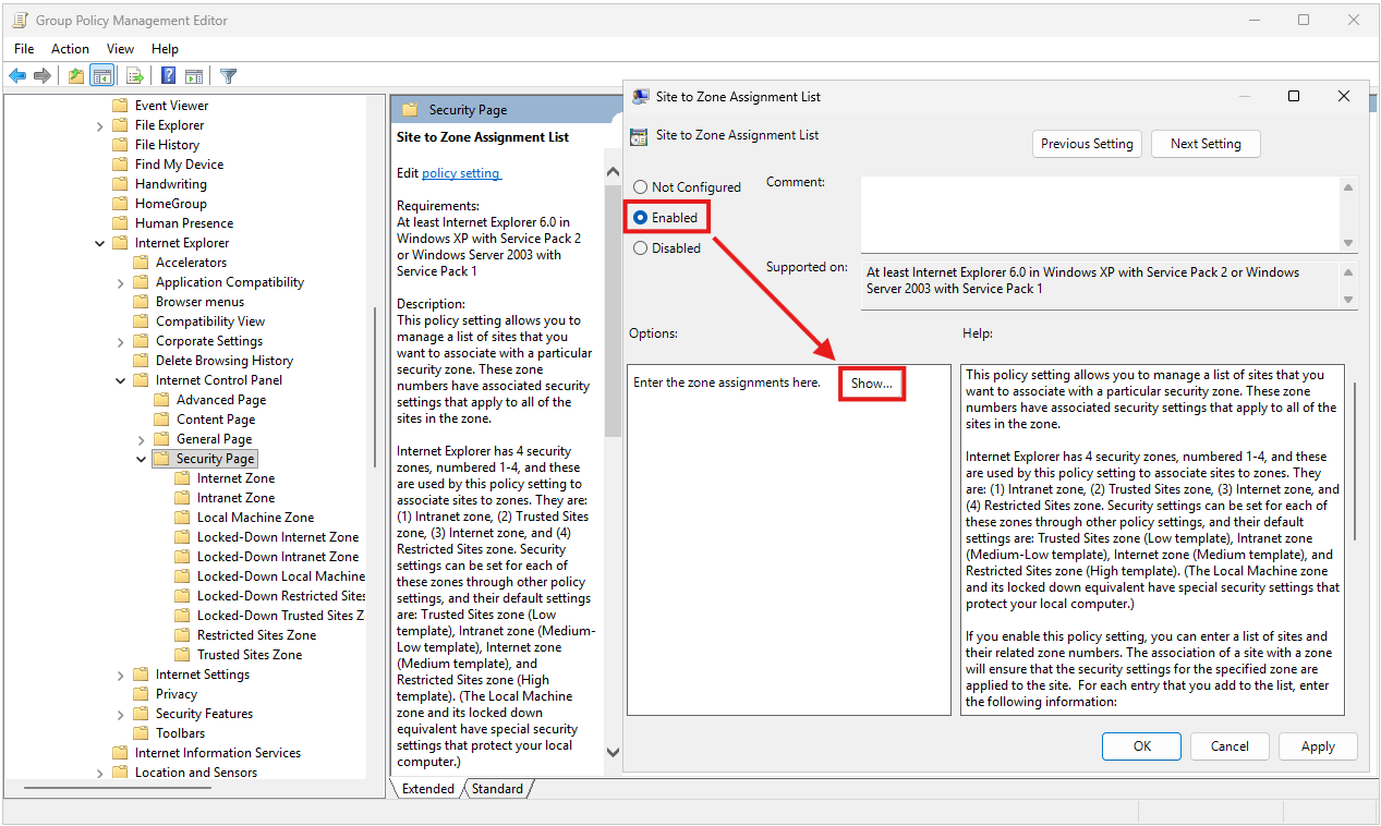 Seamless-SSO-Configuration GPO Group Policy