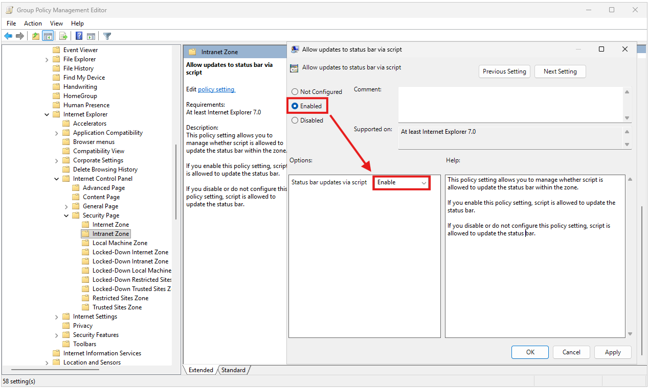 Seamless-SSO-Configuration GPO Group Policy