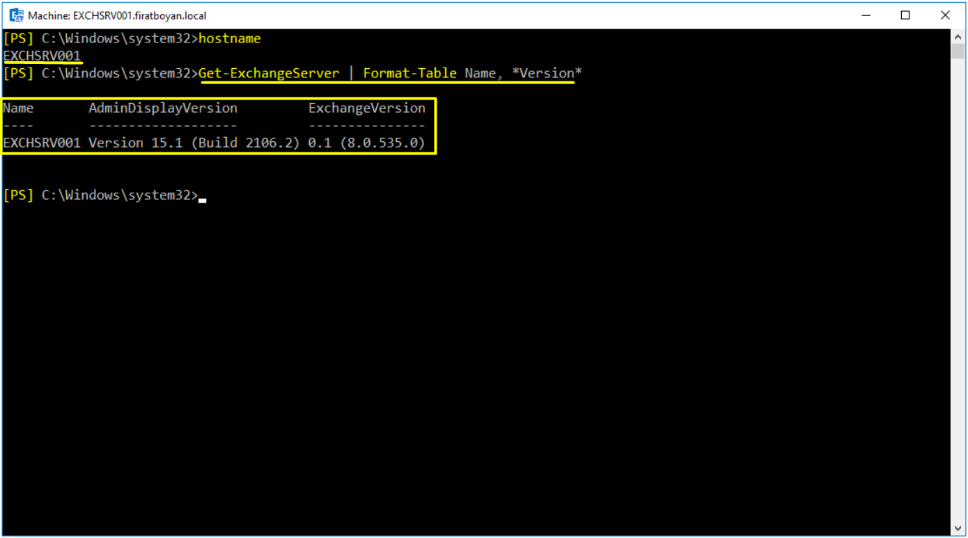 Exchange Server 2016 Kurulumu