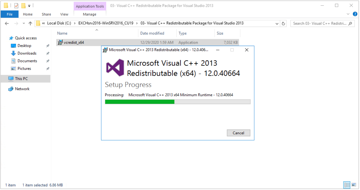 Exchange Server 2016 Kurulumu