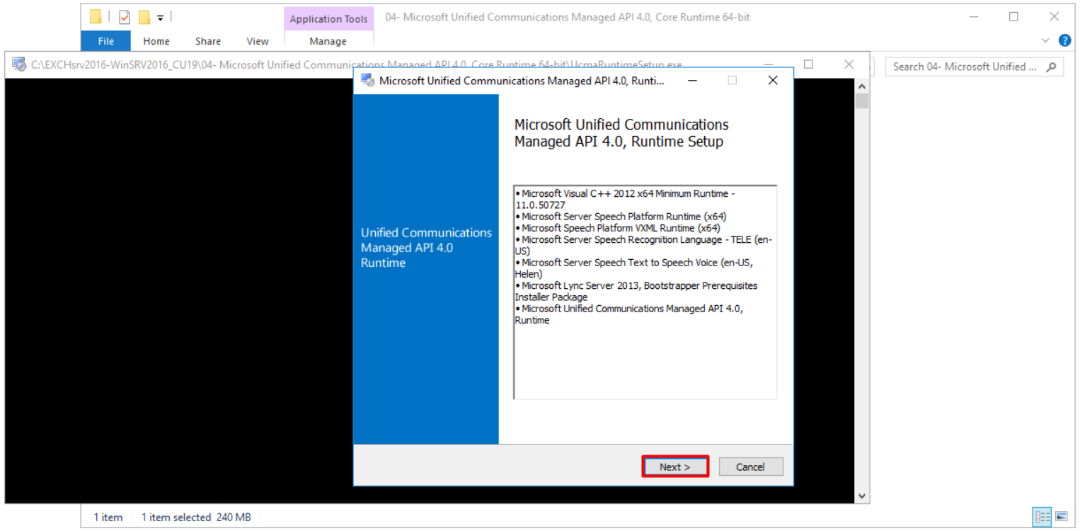 Exchange Server 2016 Kurulumu