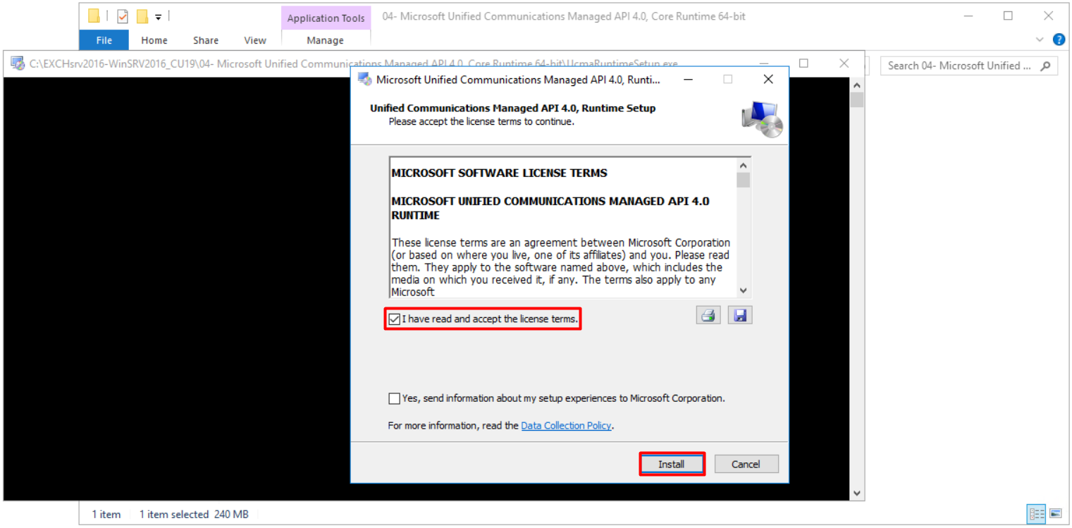 Exchange Server 2016 Kurulumu