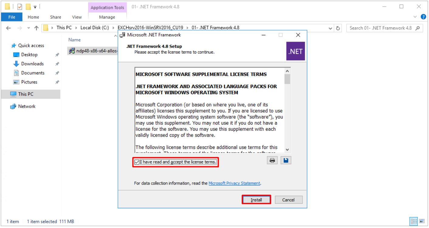 Exchange Server 2016 Kurulumu
