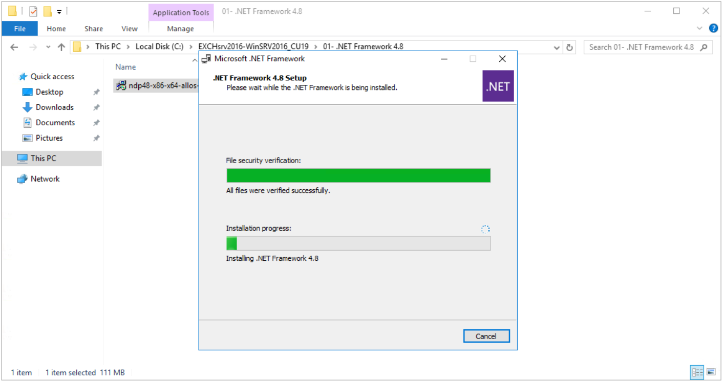 Exchange Server 2016 Kurulumu
