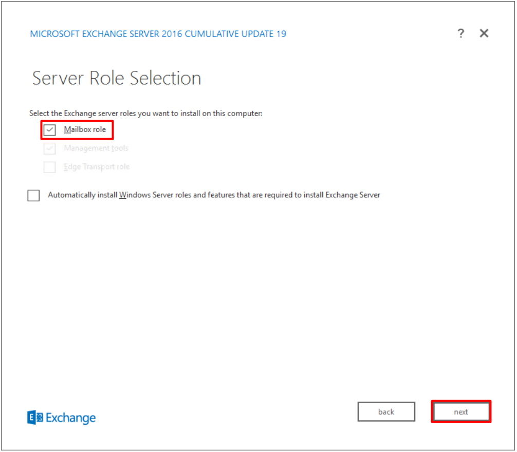 Exchange Server 2016 Kurulumu