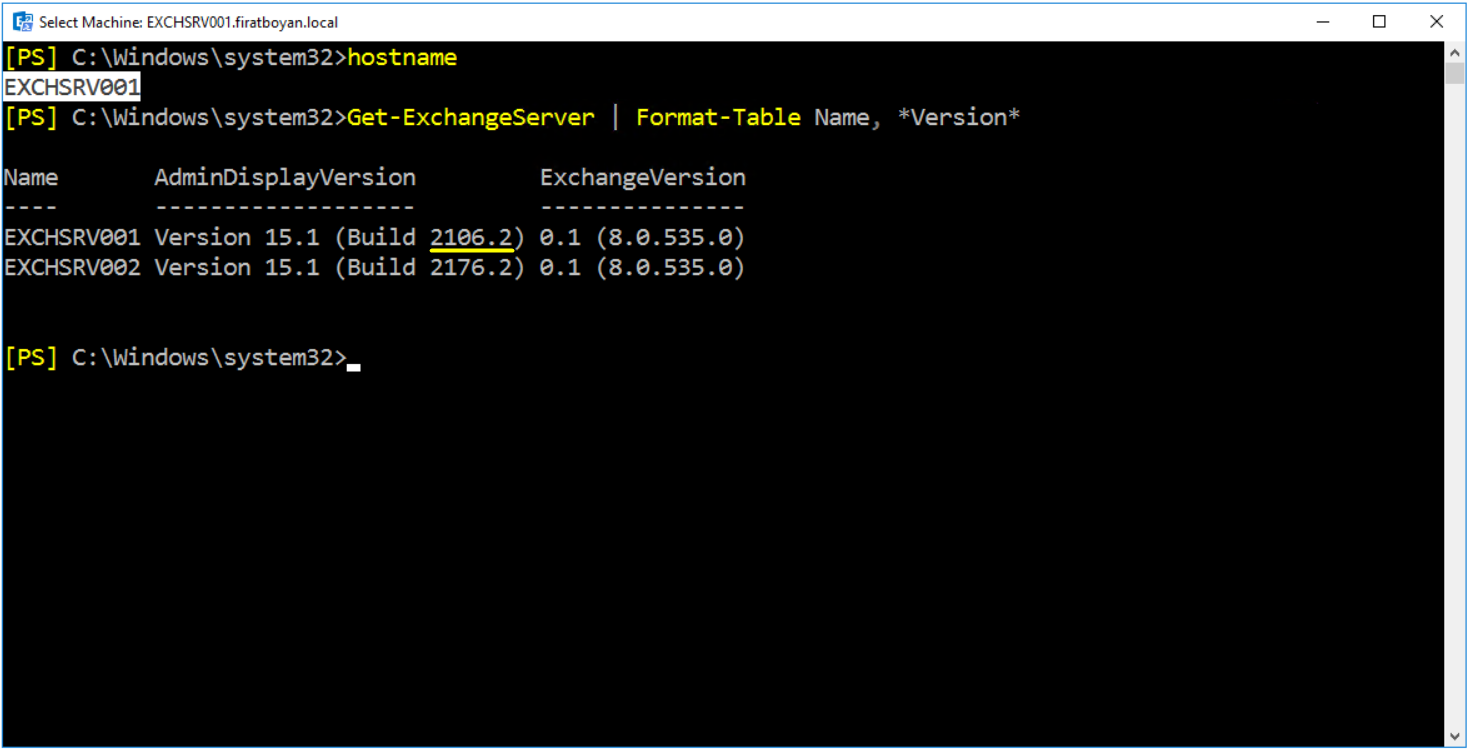 Exchange Server 2016 Kurulumu
