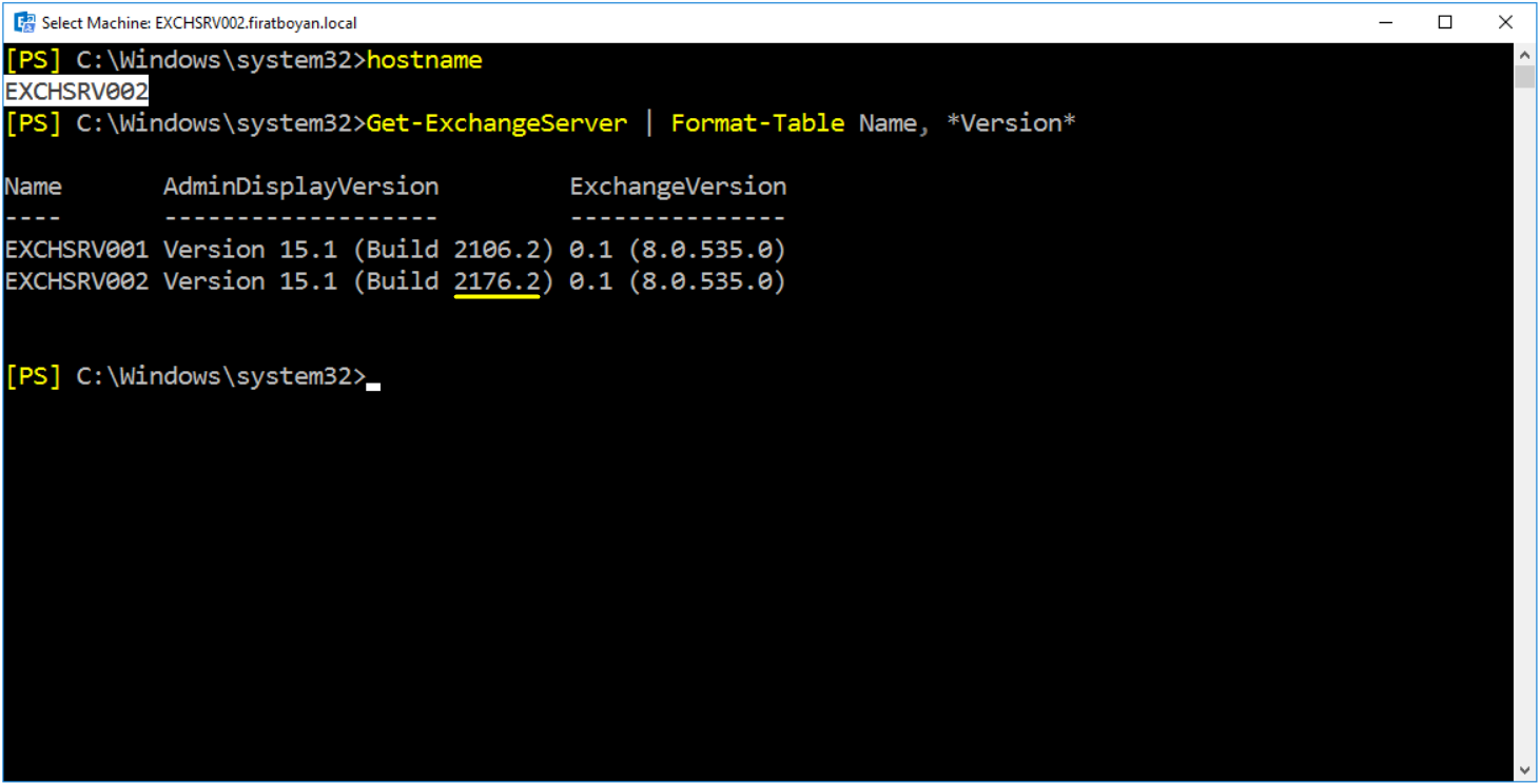 Exchange Server 2016 Kurulumu
