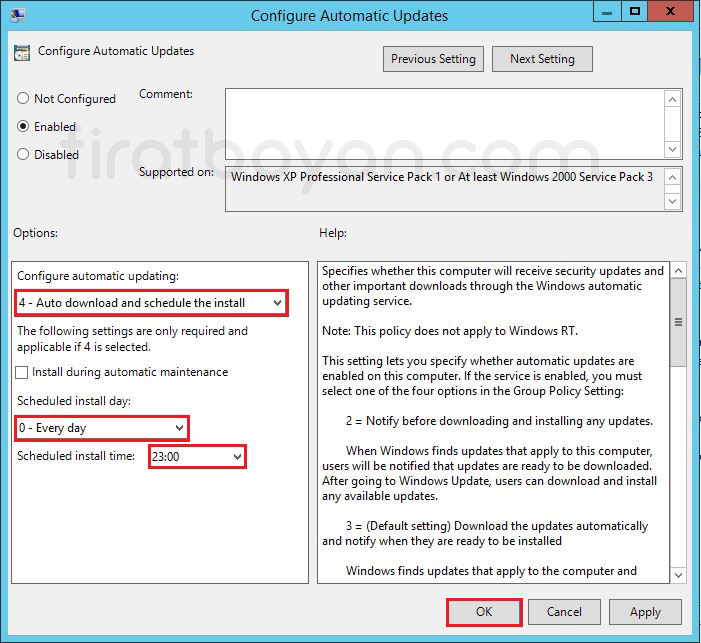 WSUS GPO-Group Policy