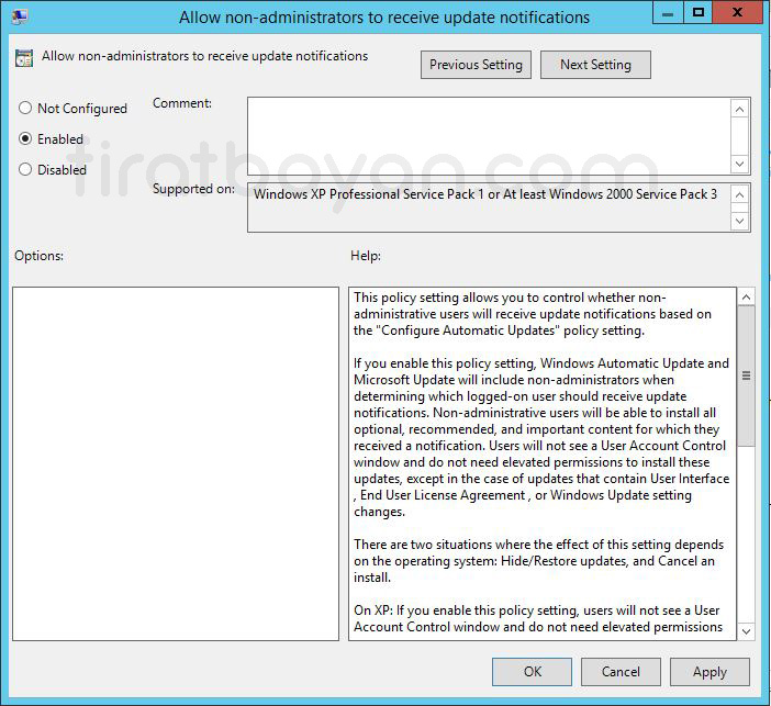 WSUS GPO-Group Policy