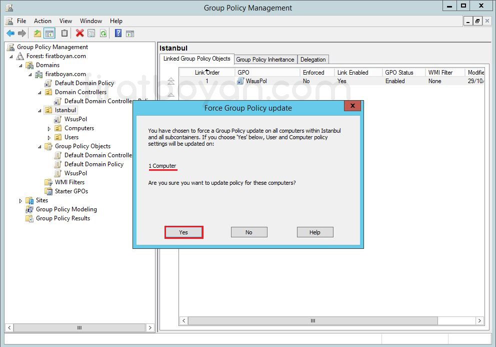 WSUS GPO-Group Policy