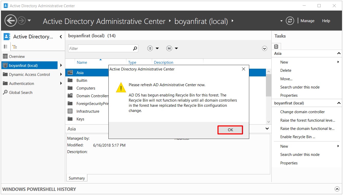 Active Directory Recycle Bin