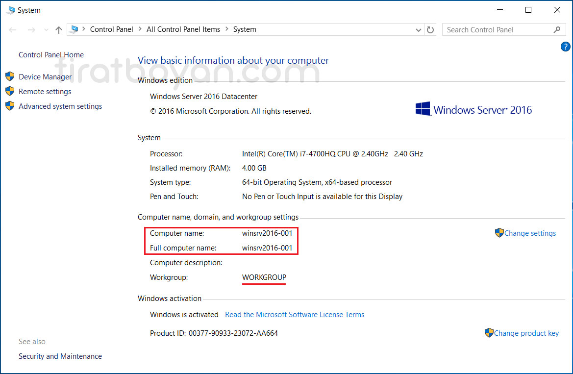 Windows Server 2016 Active Directory Domain Controller Kurulumu