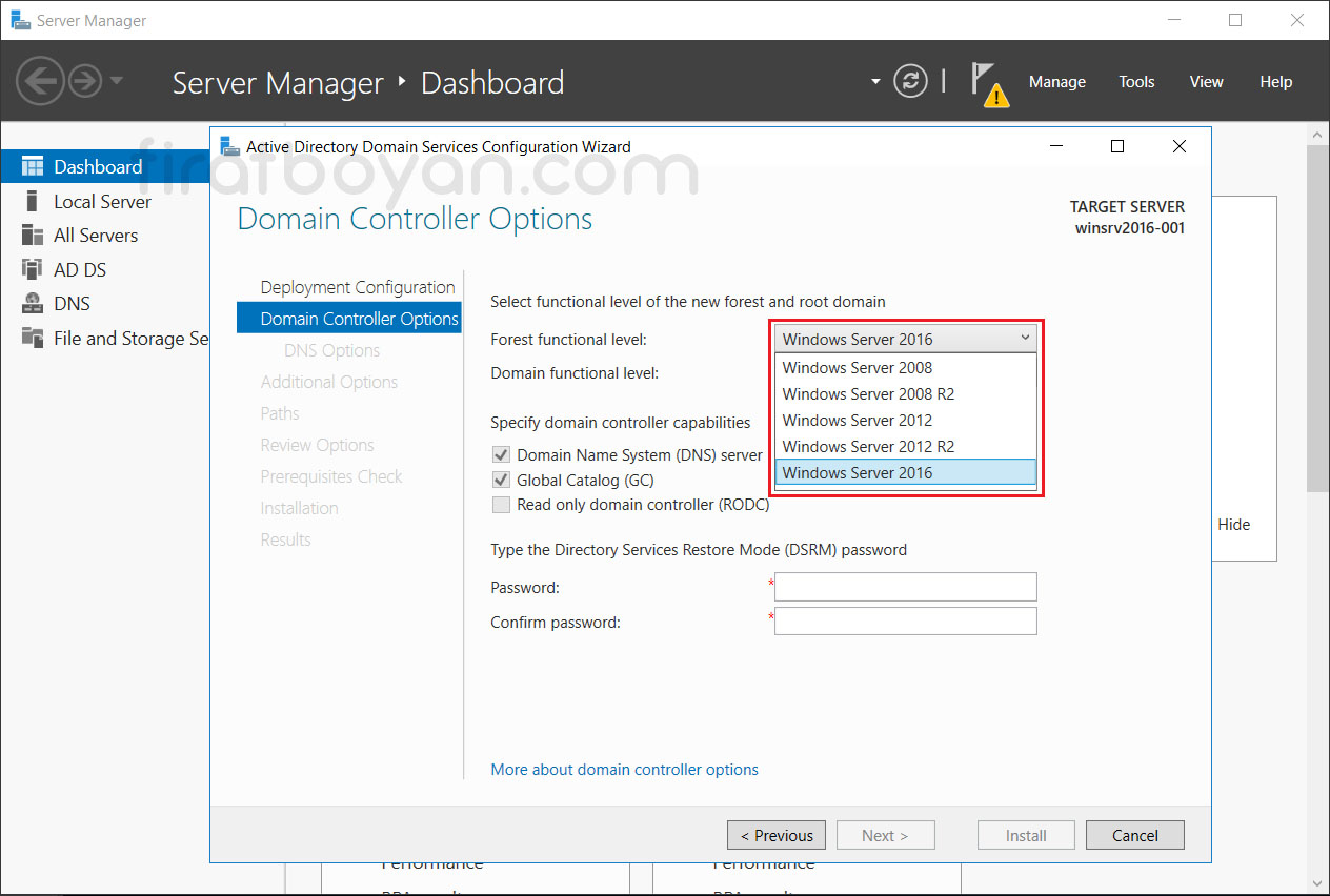 Windows Server 2016 Active Directory Domain Controller Kurulumu