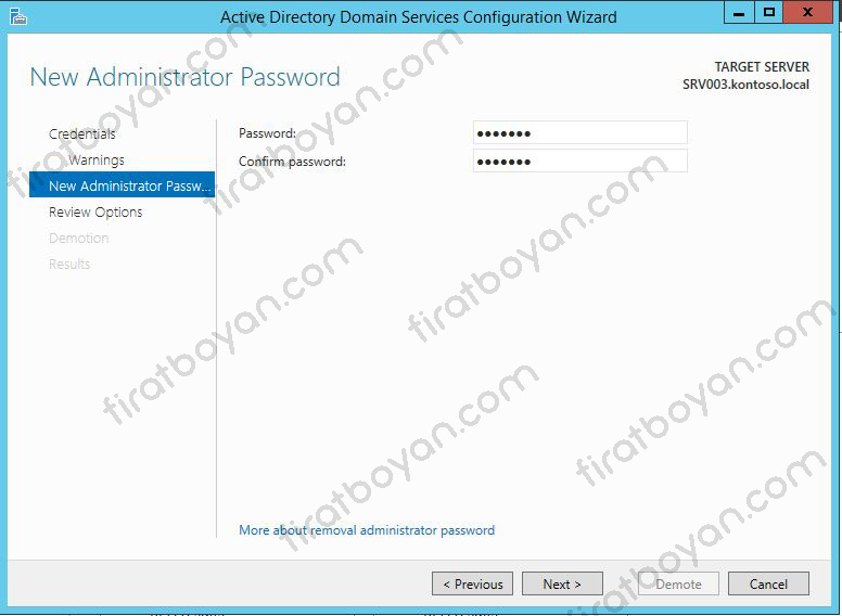 active directory removal