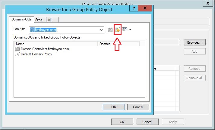 Deploy with Group Policy ile Yazıcı-Printer Deploy Etme