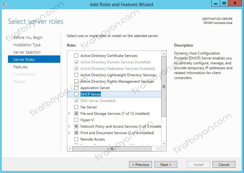 DHCP Server 