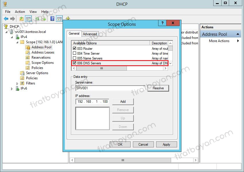 DHCP Server 