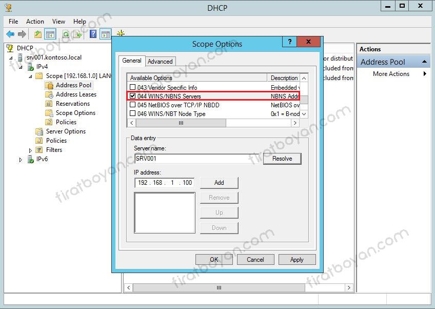 DHCP Server 