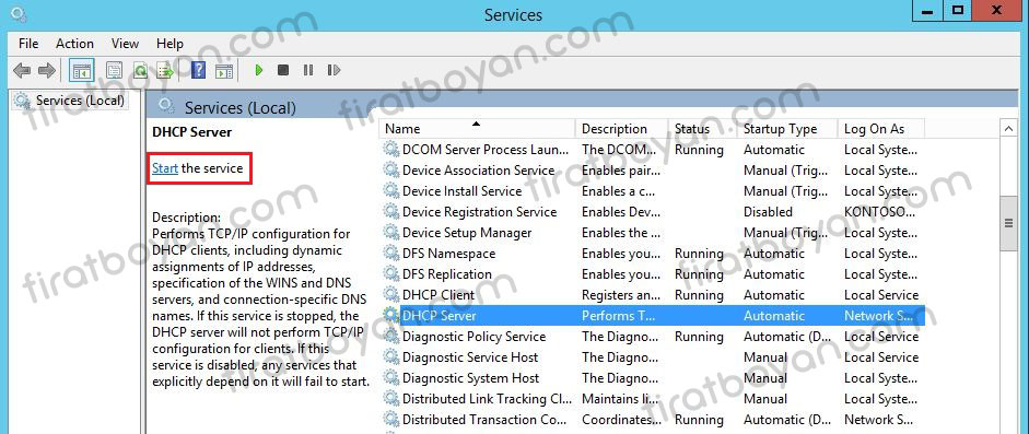 dhcp veritabanı bakımı