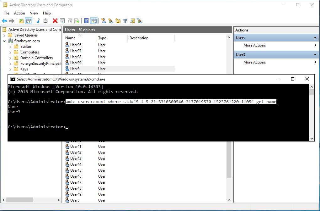 SID-Security Identifier RID-Relative Identifier