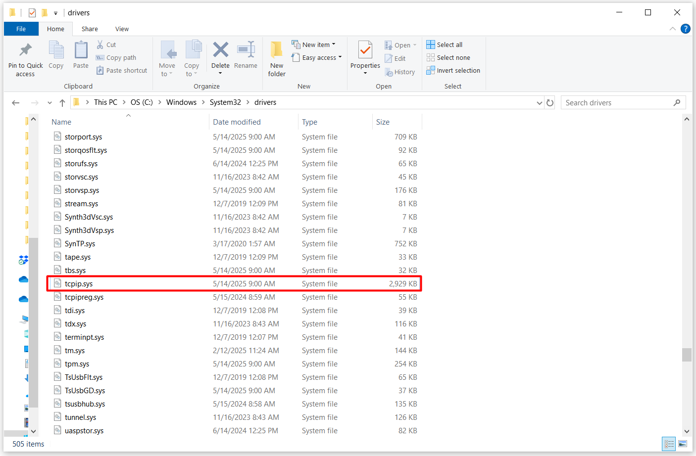 Windows'ta AND'leme Süreci