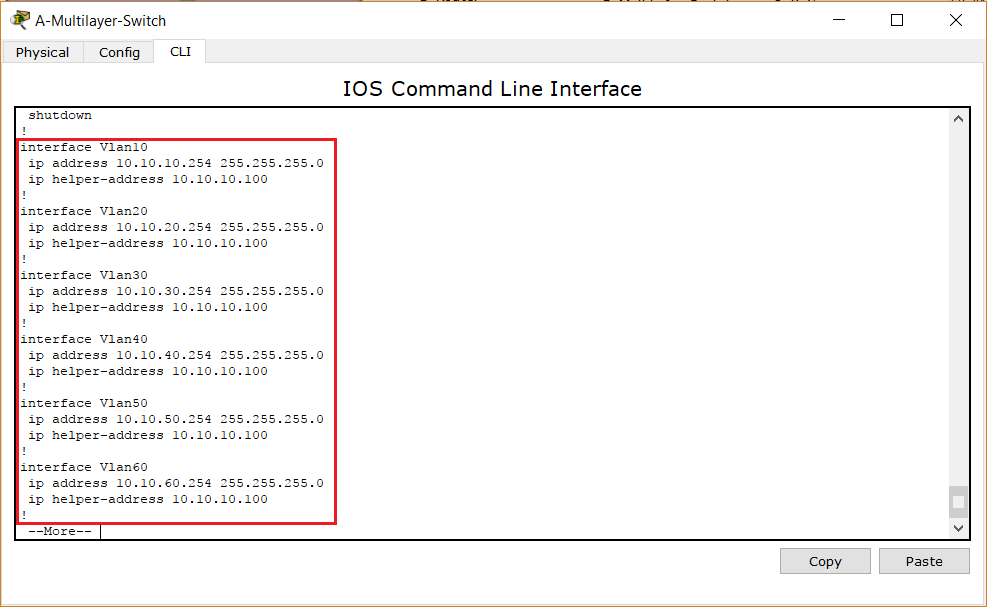 vlan point to point routing