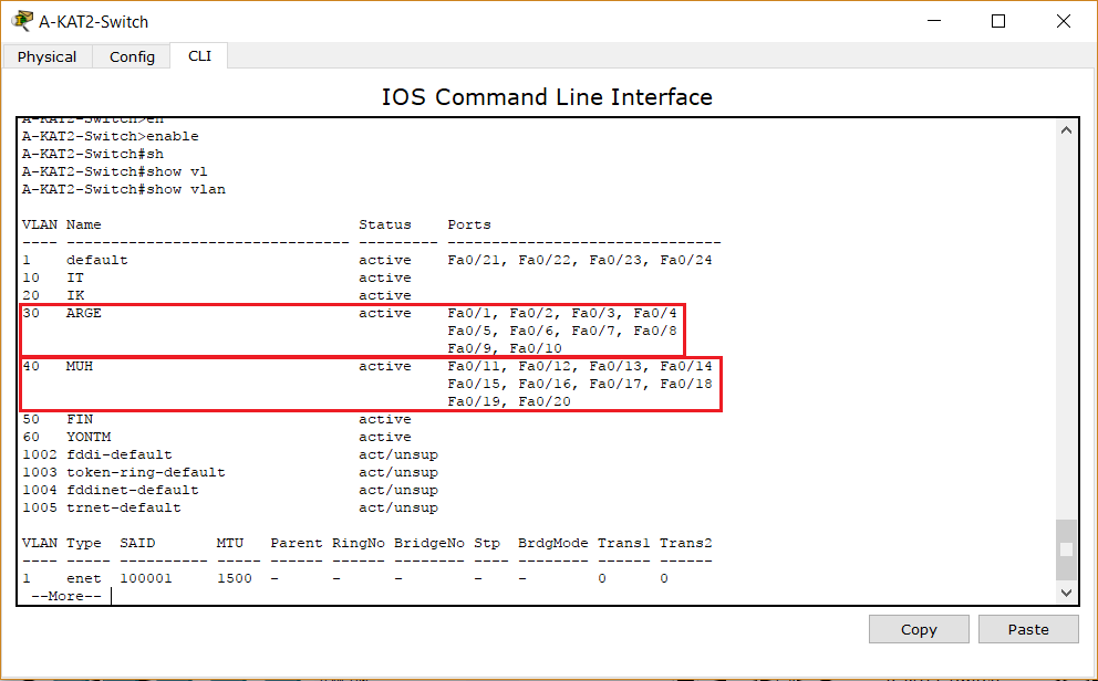 vlan point to point routing