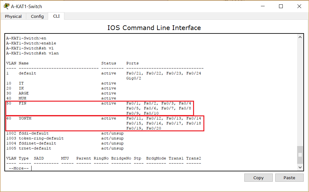 vlan point to point routing