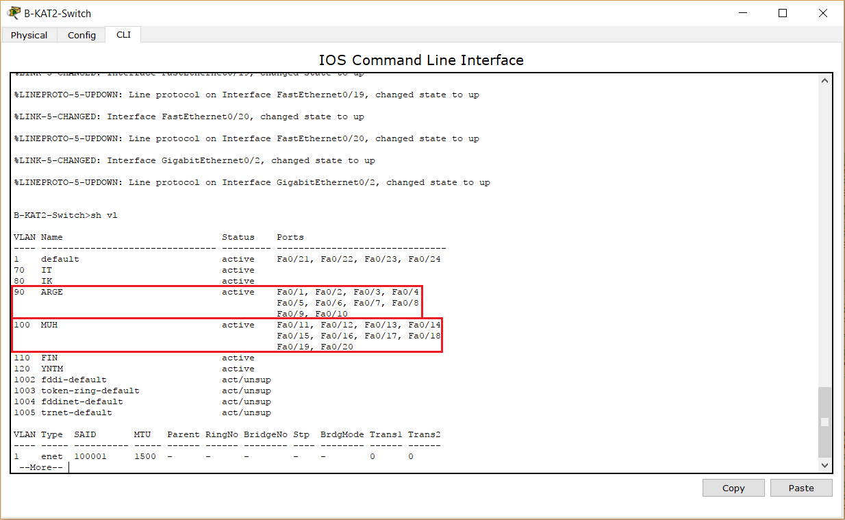 vlan point to point routing