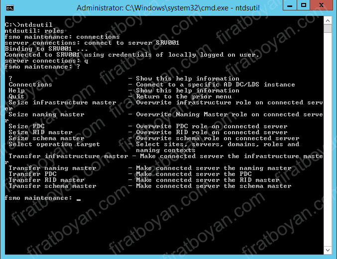fsmo rollerinin aktarılması-firatboyan.com