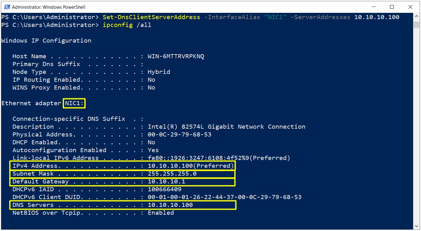 Powershell ile Active Directory 2019 Kurulumu