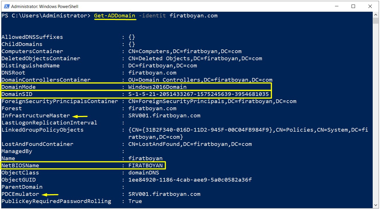 Powershell ile Active Directory 2019 Kurulumu