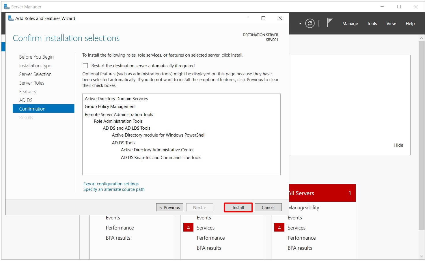 Active Directory 2019 Installation