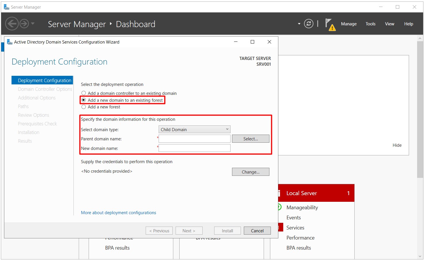 Active Directory 2019 Installation