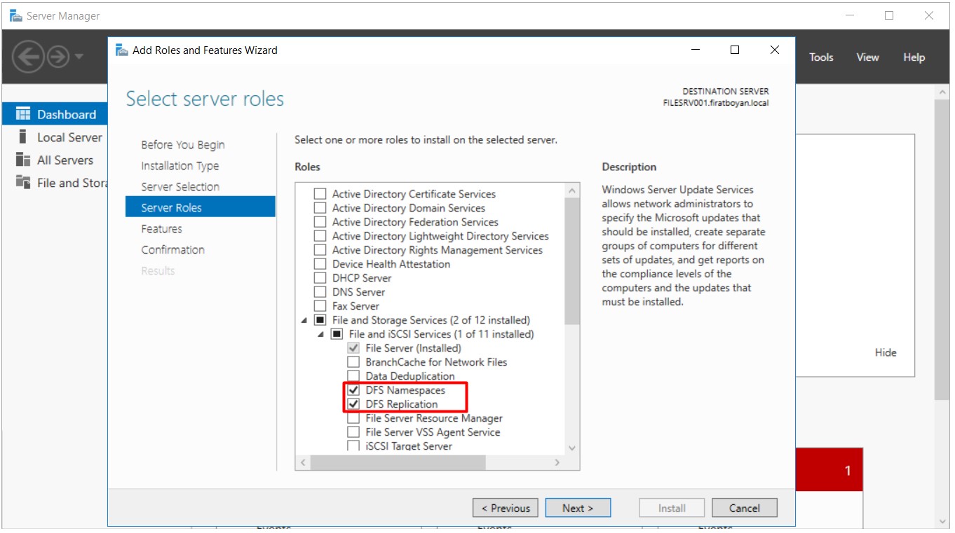 DFS High Availability Configuration