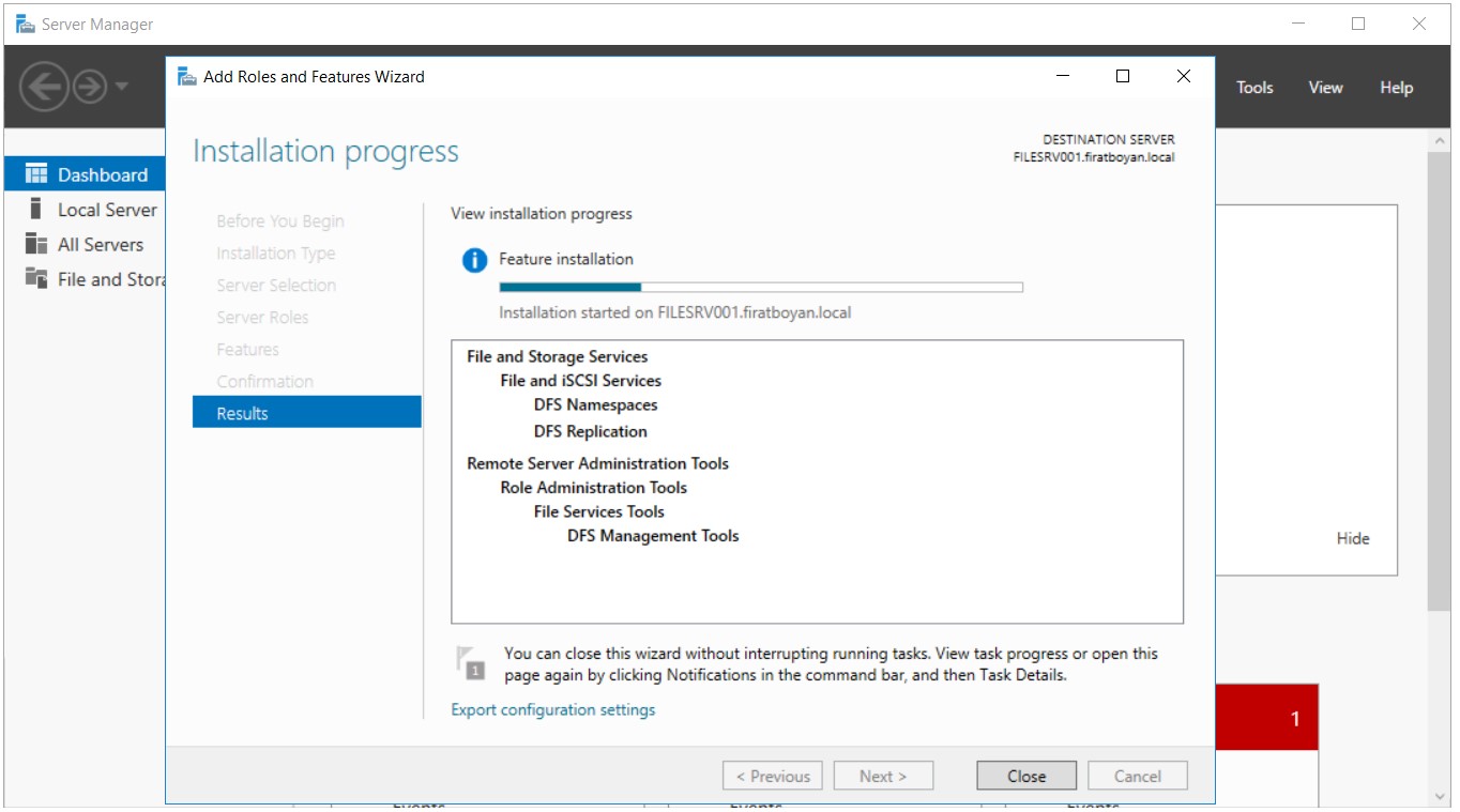 DFS High Availability Configuration