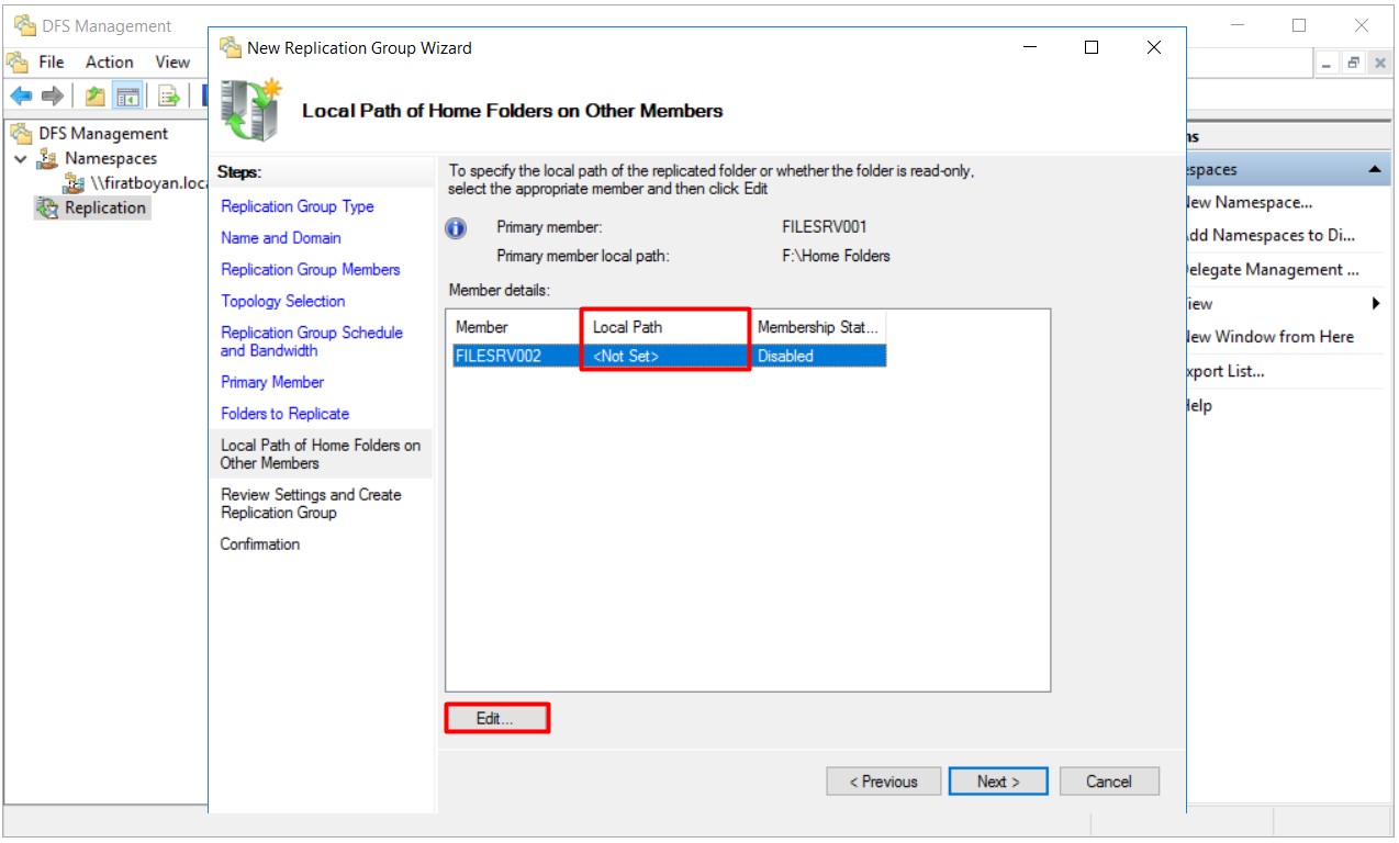 DFS High Availability Kurulumu