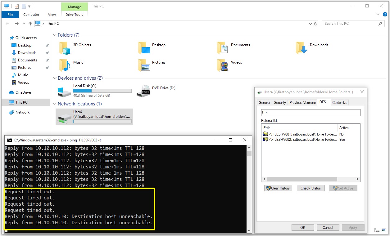 DFS High Availability Configuration