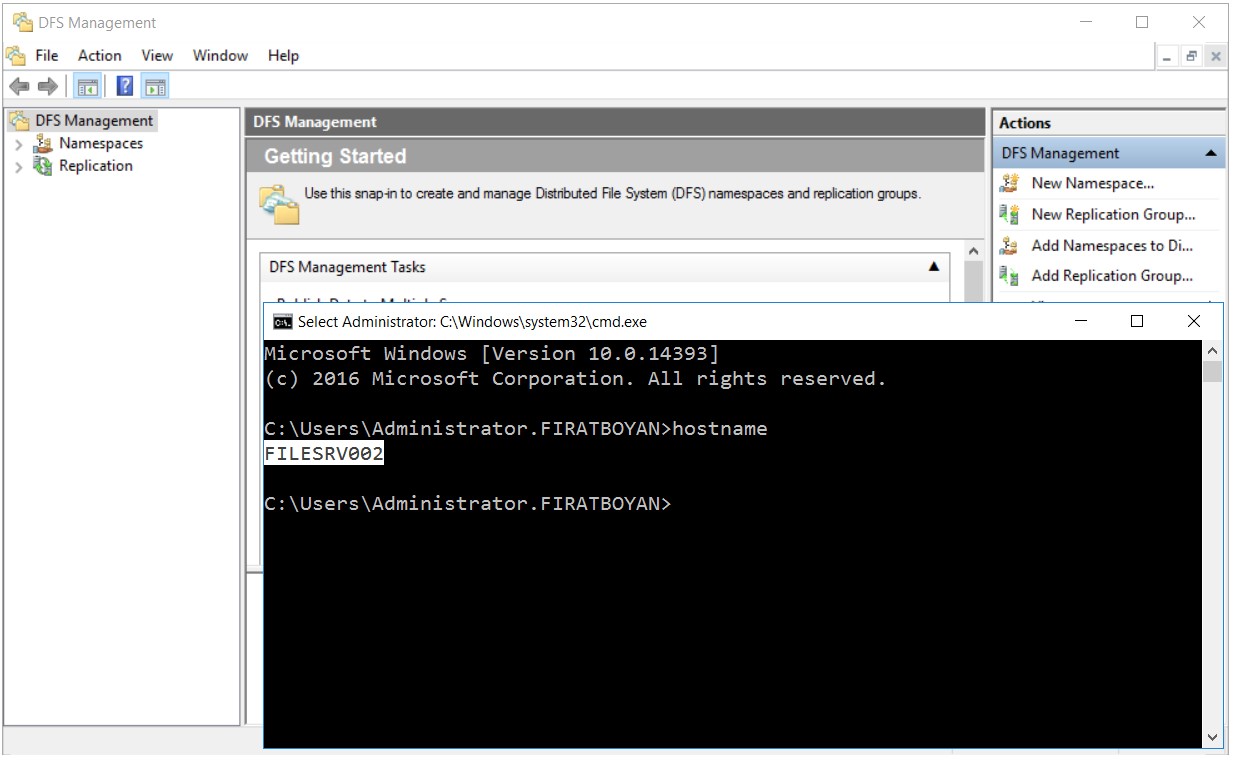 DFS High Availability Configuration