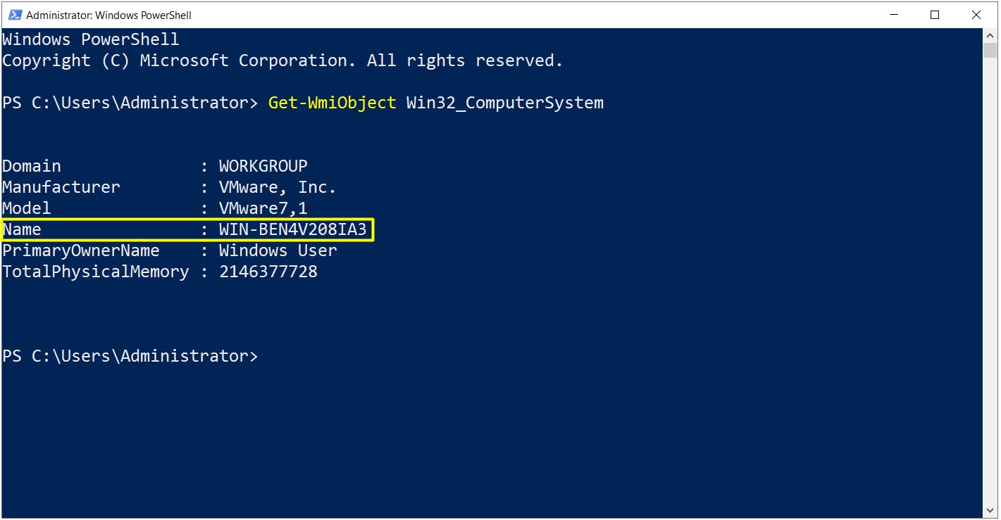 Installation of Active Directory 2019 with Powershell