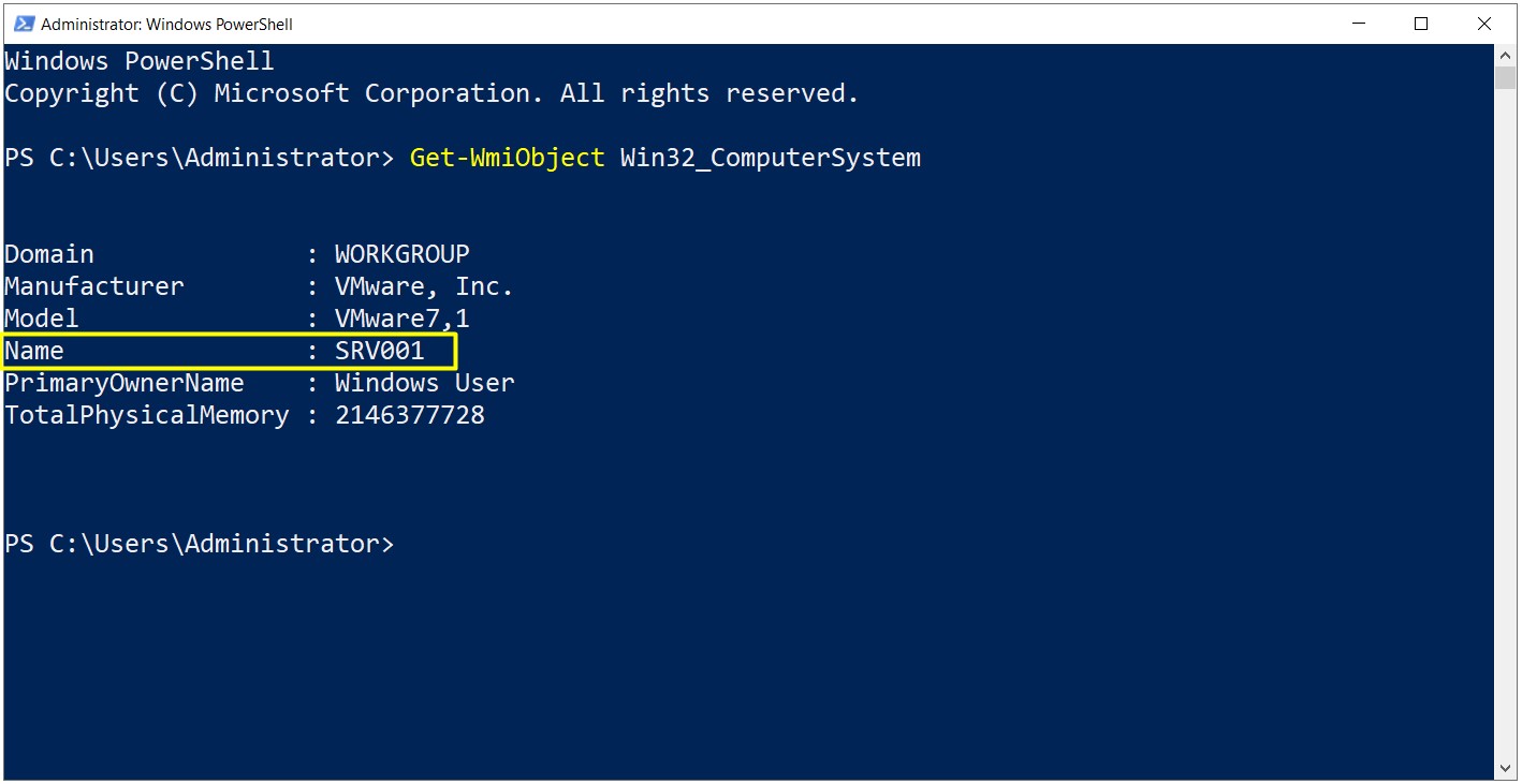 Installation of Active Directory 2019 with Powershell