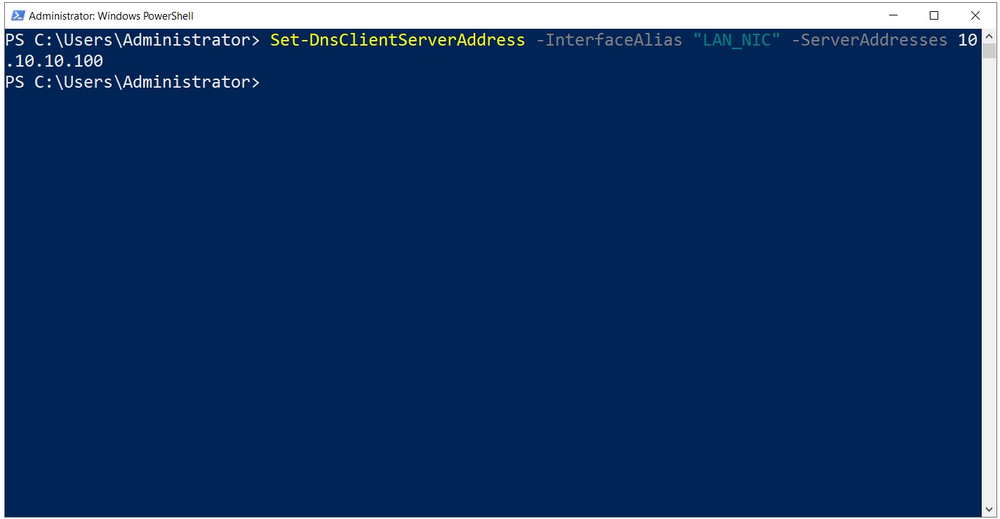 Installation of Active Directory 2019 with Powershell